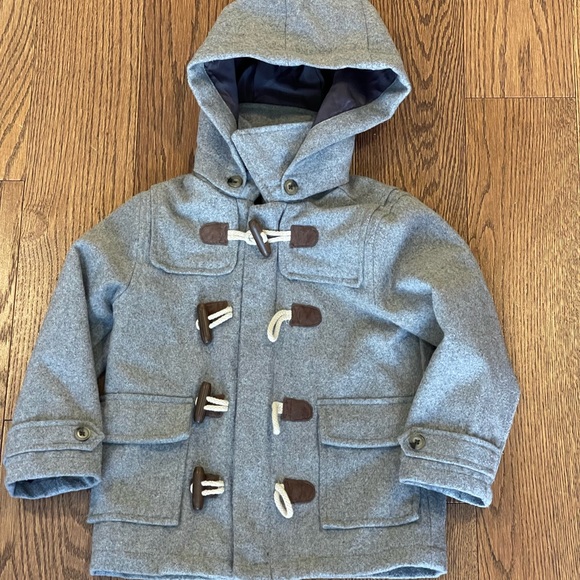 Janie and Jack Wool Toggle Coat- Size 3/4 - Picture 6 of 12